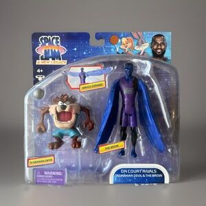 Space Jam Action Figure Set - Tasmanian Devil & The Brow